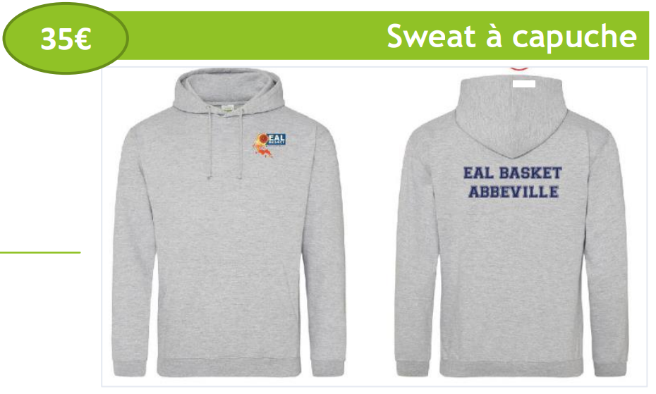 Commandez votre sweat ou t-shirt