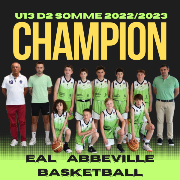 Champion départemental D2 U13